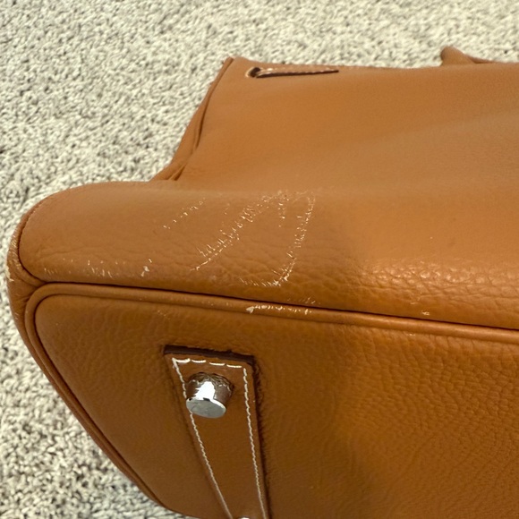 INSPIRED B BAG SIZE 40 in GOLD with palladium hardware - Picture 6 of 16